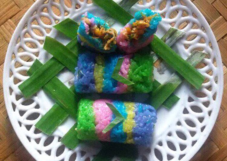 Lemper Ayam Rainbow bumbu gule super Laziizz enakx 😚😚