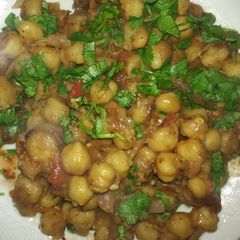 A picture of Chana chat recipe.