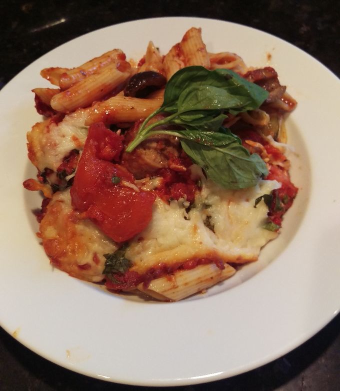 A picture of Baked Ziti - Tuscan Flavored.