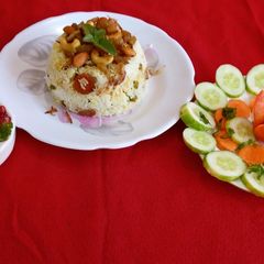 A picture of Mix veg pulao.