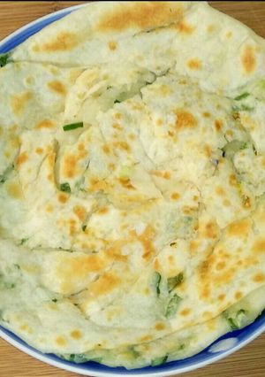 Foto resep Pancake daun bawang (Cong you ping)
