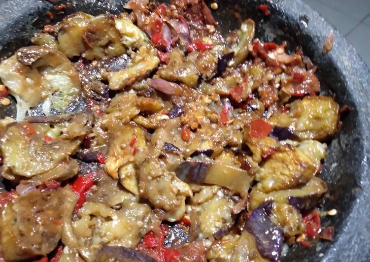 Bagaimana memasak Sambel mentah dg terong, Bikin Ngiler