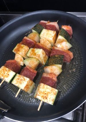 Une photo de Brochettes de magret