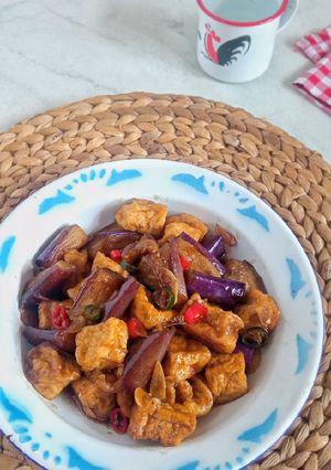 Foto resep Oseng Terong Tahu