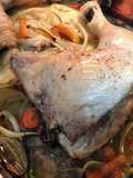 Pollo al horno trufado