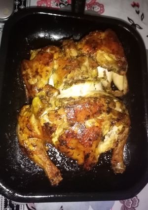 A picture of #Love dish challenge herbal chicken roast.