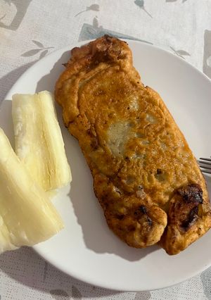 Una foto de Marinera con mandioca
