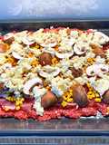 Chrisbie‘s BBQ-Hackfleisch-Pizza