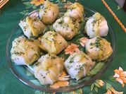 Une photo de recette salée avec de la brousse