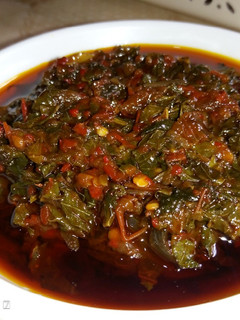 A picture of Spinach soup.