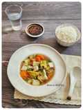Tofu Egg And Goji Berry Soup