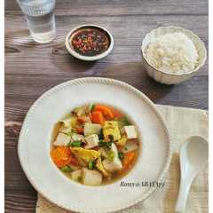 Tofu Egg And Goji Berry Soup-レシピのメイン写真