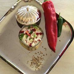 A picture of Aubergine Raita.