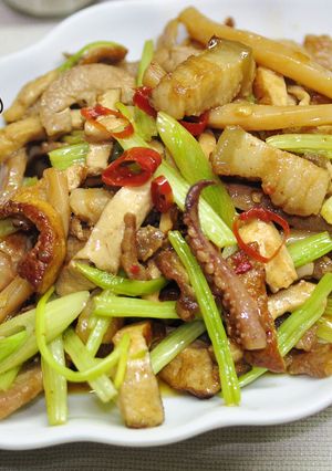 【御釀快炒提味】客家小炒 的食譜成品照片