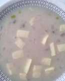 Mote de ñame y queso