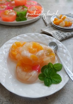 Foto resep Puding Buah