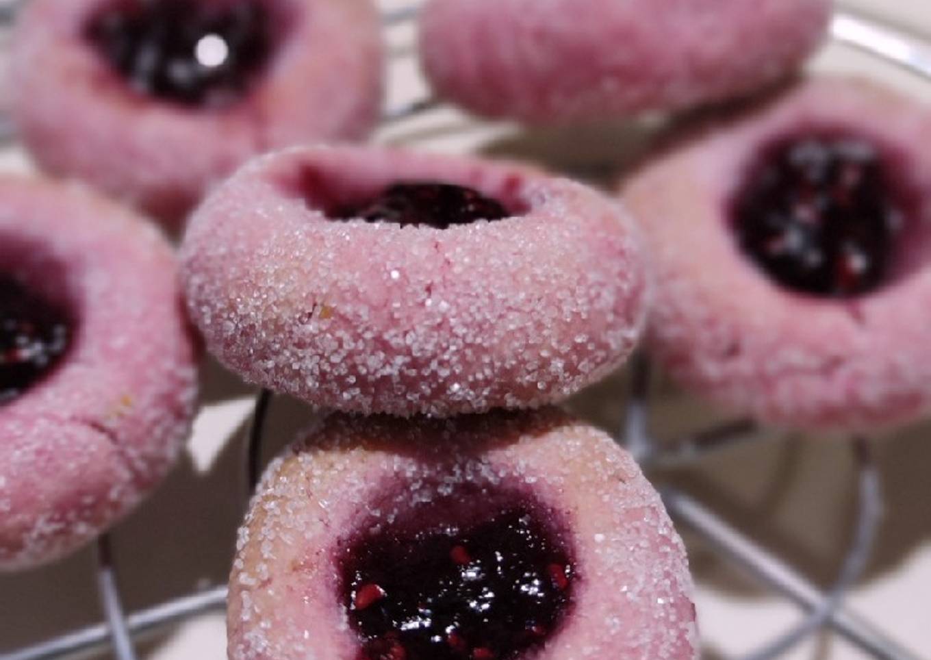 Panellets de frambuesas