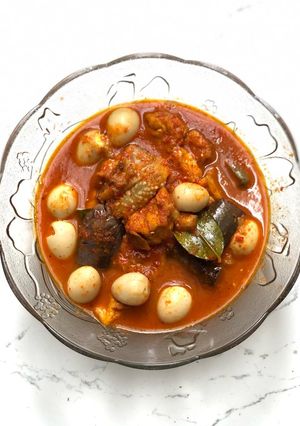 Foto resep Balado Terong Tahu Telur Puyuh