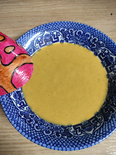 Una foto de Crema de acelgas al curry en olla a presión