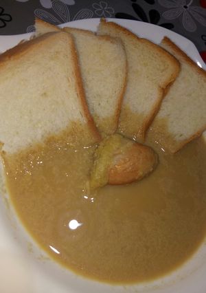 Foto resep Roti kuah srikaya (fibercreme)