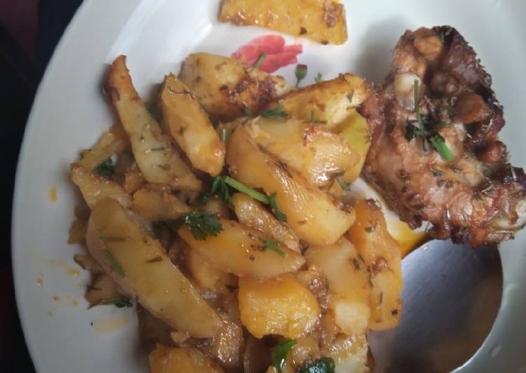 Easiest Way to Prepare Super Quick Homemade Sauteed Paprika potatoes