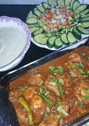 A picture of Koyla Karahi ❤😍.