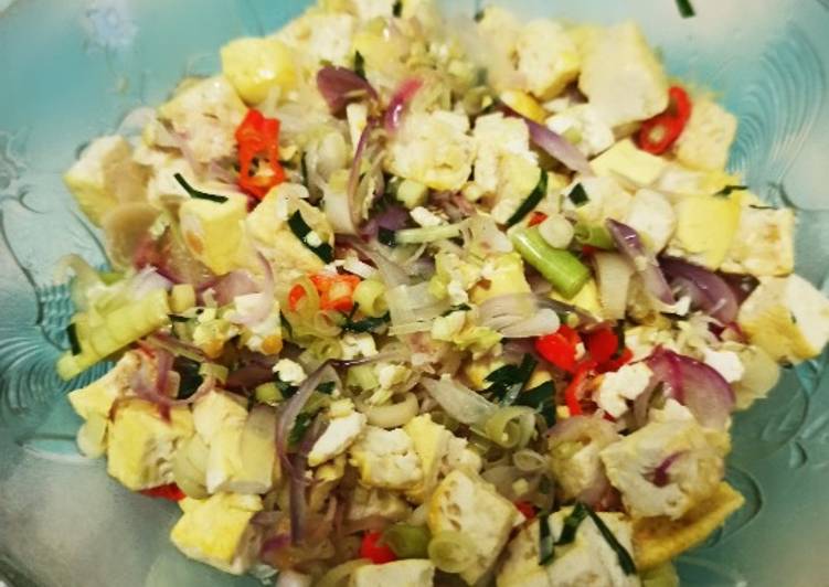 Bahan Tumis Tahu Matah | Cara Masak Tumis Tahu Matah Yang Lezat Sekali