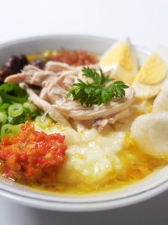 Foto resep Bubur ayam kuah kuning