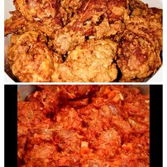 A picture of Fried chicken (KFC TWIST).