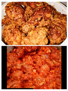 A picture of Fried chicken (KFC TWIST).