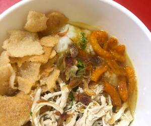 Resep Populer Bubur Ayam kuah kuning Enak Sederhana