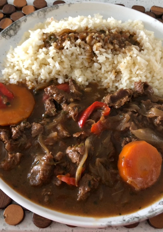 Una foto de Carne guisada con cerveza negra