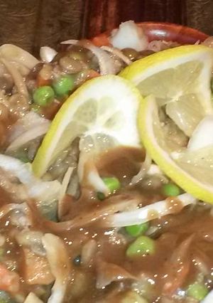 Lencsesaláta, mustáros öntettel recept fotója