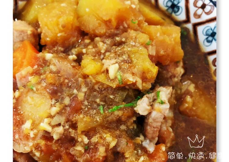 黄金瓜焖肉