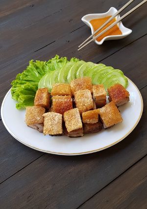 Foto resep Roast pork belly