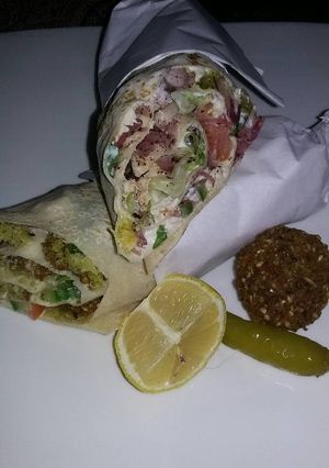 صورة لوصفة سندويش العزاب بنوعين