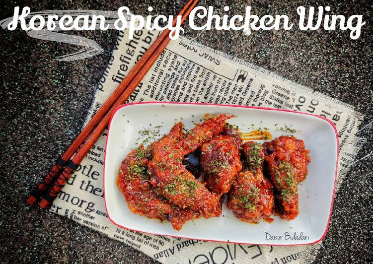 Resep Korean Spicy Wing Yang Enak