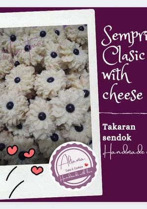 Foto resep SEMPRIT clasic di modifikasi pakai keju, takaran sendok 🥄🥰