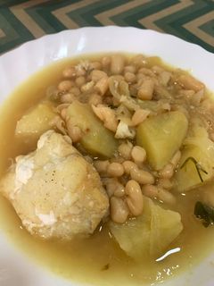 Una foto de Guiso de bacalao