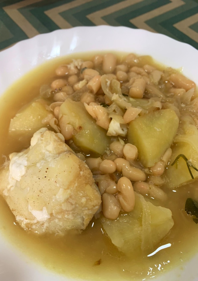 Una foto de Guiso de bacalao