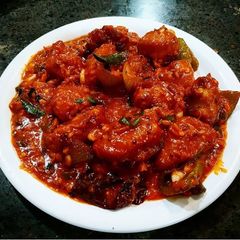 A picture of Chicken gravy masala.