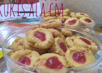 Resep Populer 140. Thumprint cookies ala CM Sedap