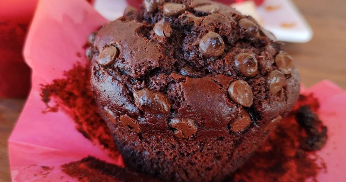 Muffins de chocolate (tipo Starbucks) Receta de Norali Cookpad