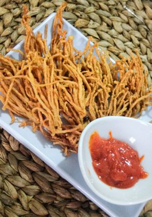 Foto resep Jamur enoki goreng crispy
