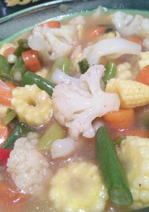 Foto resep Capcay sederhana bumbu racik sajiku
