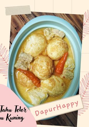 Foto resep Tempe Tahu Telor Bumbu Kuning
