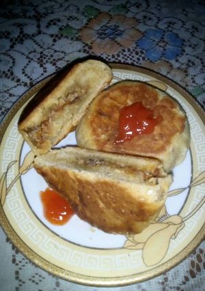 Foto resep Bakpia isi tuna pedas