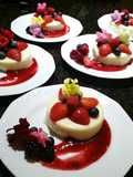Vanilla Panna Cotta & Berry Coulis
