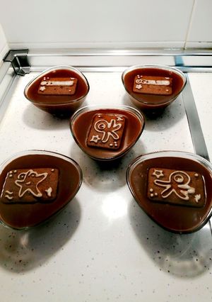 Foto principal de Natillas de chocolate Con galletas tosta rica de chocolate