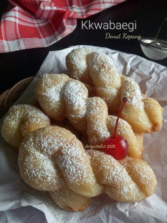 Resep Kkwabaegi (Donat Kepang) Anti Gagal